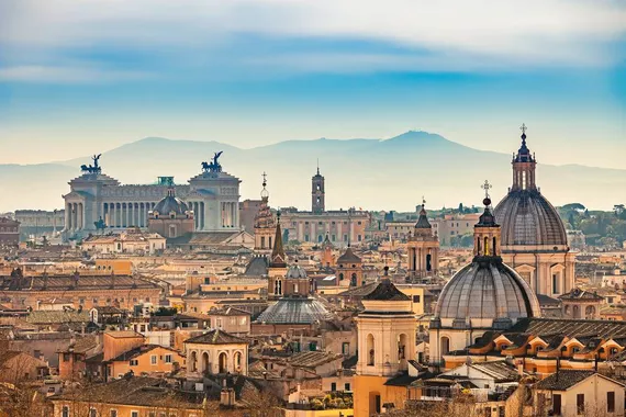 Vista de Roma a partir de Castel Sant'Angelo
