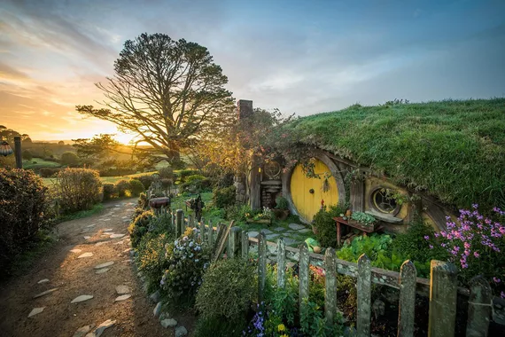 Set de filmagem da Vila dos Hobbits