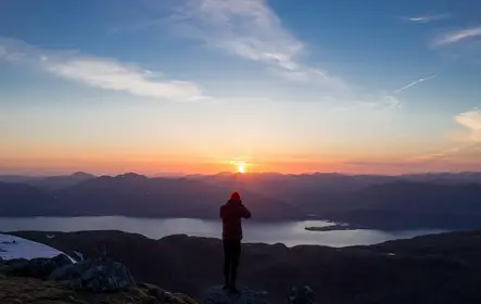Caminhada guiada ao nascer do sol em Snowdon
