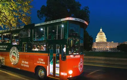 Monumentos ao luar em Washington D.C.